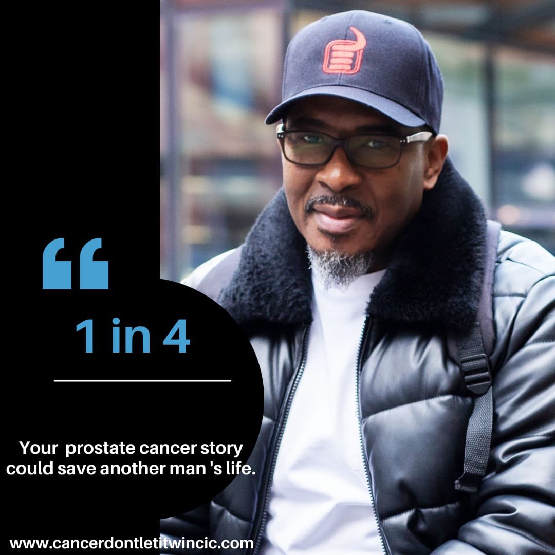 Cancer Don’t Let It Win cic (@cdliw1) on Twitter photo When a man opens up about his prostate cancer diagnosis, he is fostering awareness within his community even though he maybe going an emotional battle. I would greatly appreciate it if you could share this post with anyone who might find it helpful. Thank you! When a man opens up about his prostate cancer diagnosis, he is fostering awareness within his community even though he maybe going an emotional battle. I would greatly appreciate it if you could share this post with anyone who might find it helpful. Thank you!