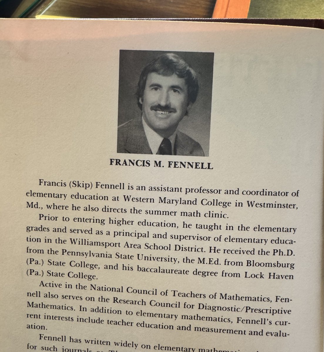 Ralph Pantozzi (@mathillustrated) on Twitter photo <a href="/SkipFennell/">F. (Skip) Fennell</a> <a href="/bkobett/">Beth Kobett</a> <a href="/jonathanwray/">Jon Wray</a> <a href="/ErinNull1/">Erin Null</a> From 1981: mathematics teachers must be concerned with the logical, the social, and the psychological criteria of the elementary mathematics curriculum. The neglect of any of these criteria will shortchange our children's mathematics education. The challenge is a great one. <a href="/SkipFennell/">F. (Skip) Fennell</a> <a href="/bkobett/">Beth Kobett</a> <a href="/jonathanwray/">Jon Wray</a> <a href="/ErinNull1/">Erin Null</a> From 1981: mathematics teachers must be concerned with the logical, the social, and the psychological criteria of the elementary mathematics curriculum. The neglect of any of these criteria will shortchange our children's mathematics education. The challenge is a great one.