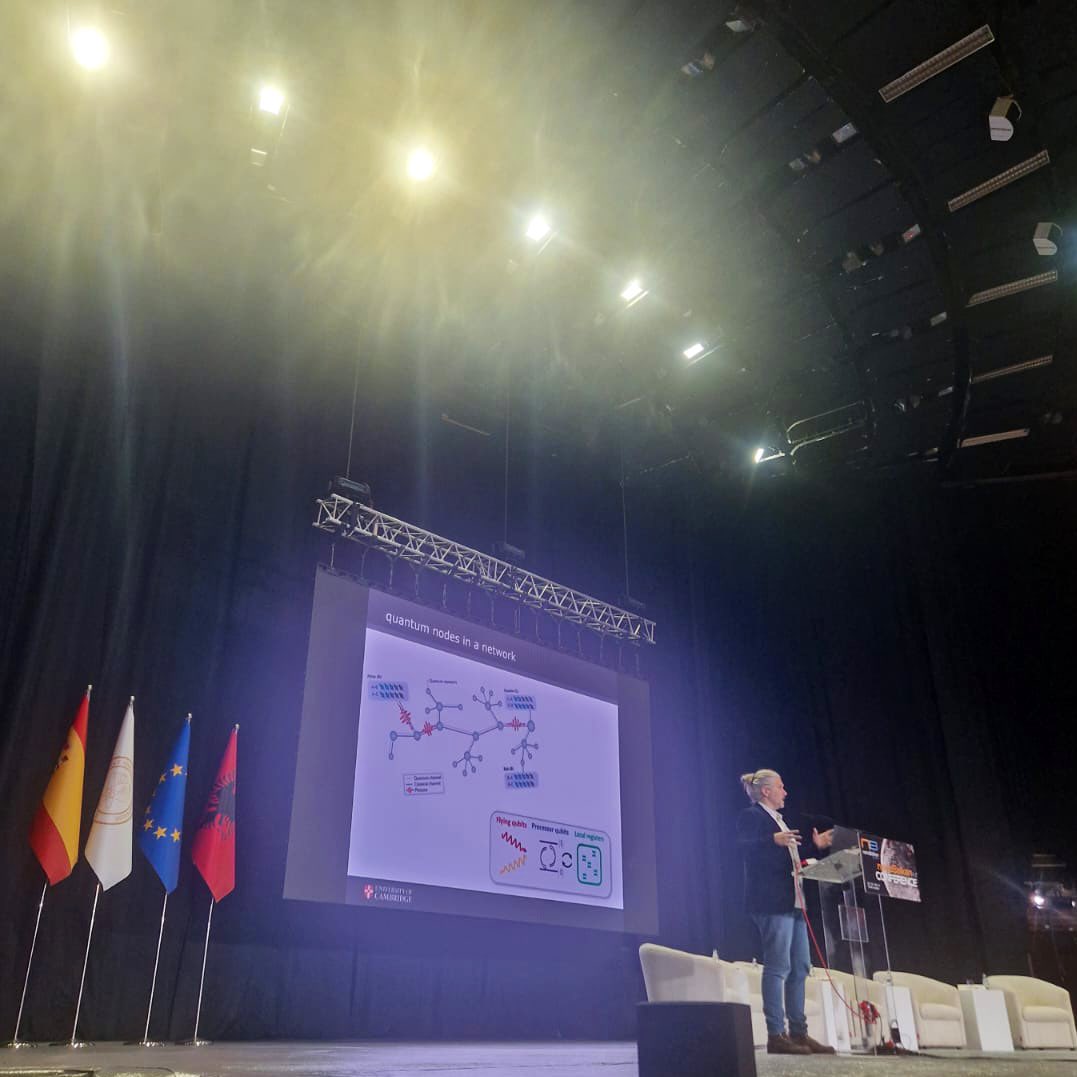 MeteAtature's tweet image. A wonderful day at Tirana, Albania for #NanoBalkan2024 meeting old friends making new ones and listening to great talks! Thank you @ArbenMerkoci 
#science #nanoscience #nanotechnology #physics