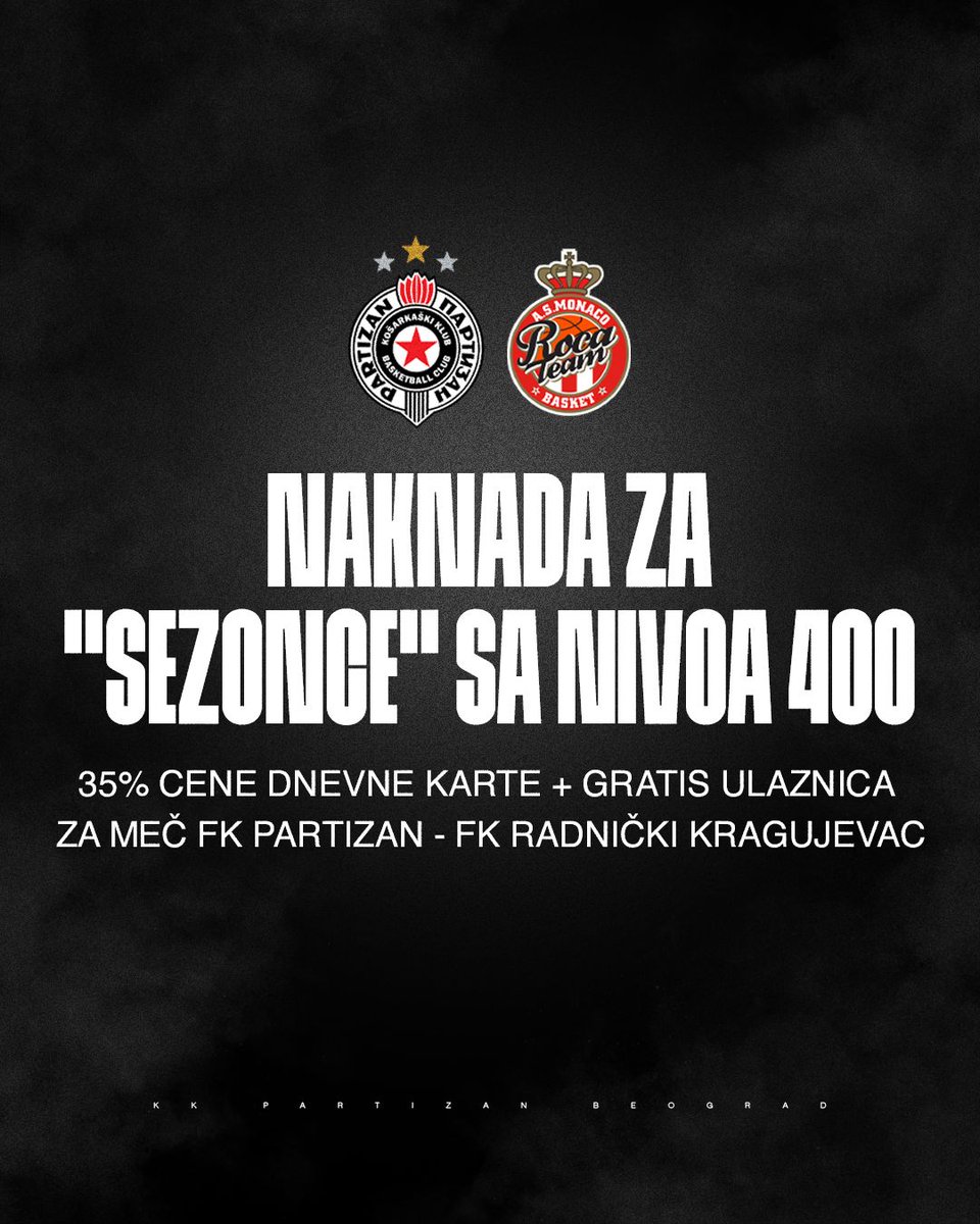 KK Partizan Mozzart Bet tweet media