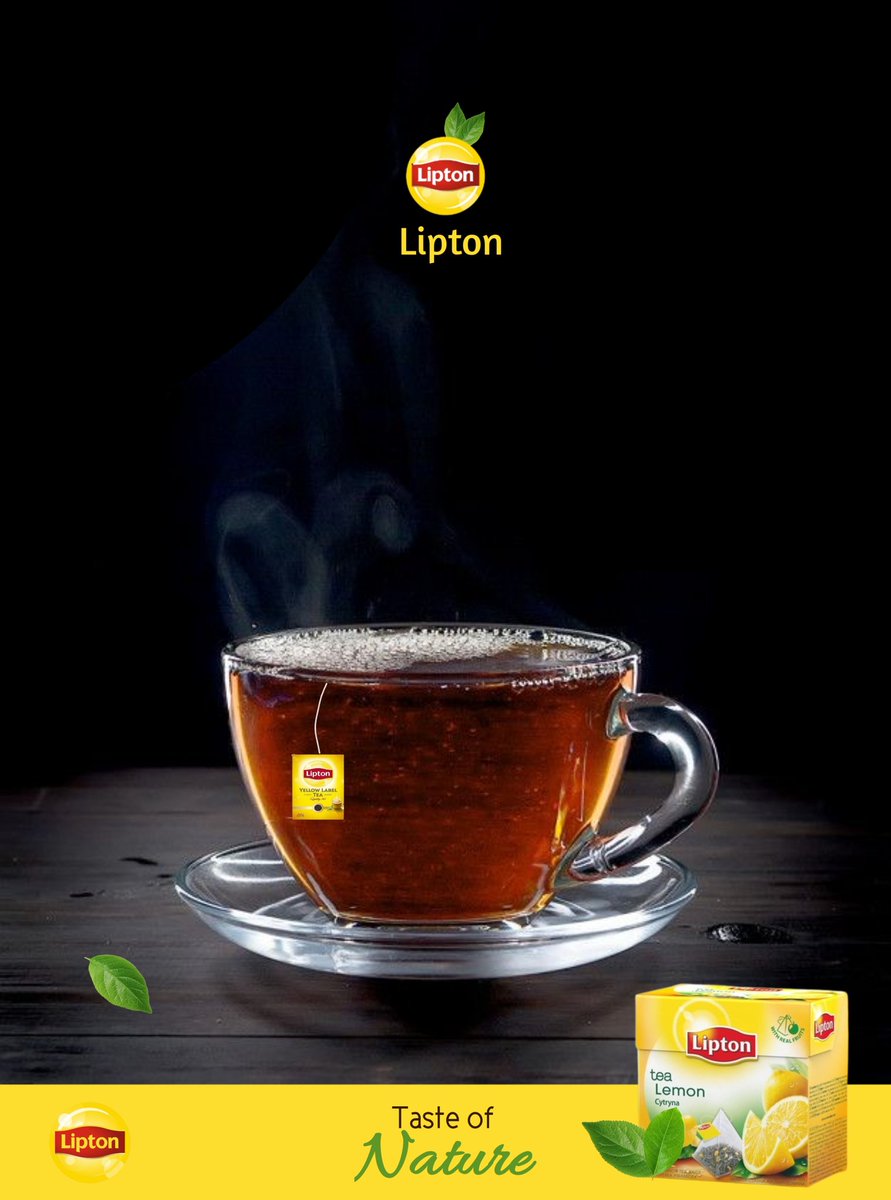 Gparisa_'s tweet photo. Taste of nature 😌☕ design inspiration by Lipton💛 #Lipton #Graphicsdesign https://t.co/C7R0xB89oa
