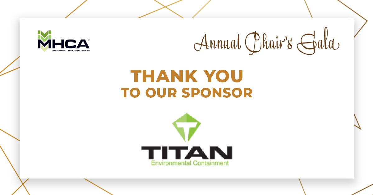 Thank you to our Annual Chair's Gala sponsor: Titan Environmental Containment Ltd.!