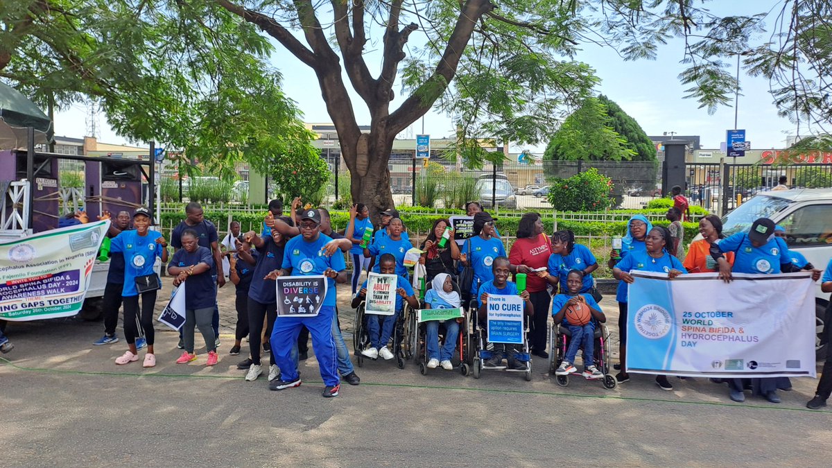 <a href="/FFajemilo/">Festus F. Foundation (FFF)</a> in collaboration with #spinabifida &amp; #hydrocephalus association in Nigeria  joined <a href="/ifsbh/">IFSBH</a>  to celebrate #WSBHDAY here in #Lagos #Nigeria on Saturday 26th Oct. 2024.