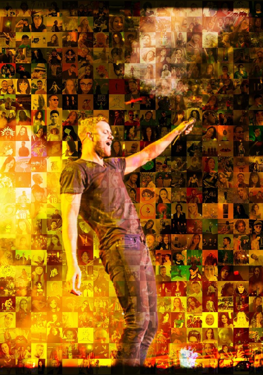 JuliaKiJones's tweet photo. “Sing for the moment 💛💎”

Hello guys, it’s been 101 years 🥹 I’ve missed you all so much, and ID music a lot too… 

In order to come back with a positive, loud &amp; colorful note, I decided to make this artwork, which contains of 400 firebreathers!!!! Woaahhhhh!!!! ☺️🥹 https://t.co/LDOFt00uXZ