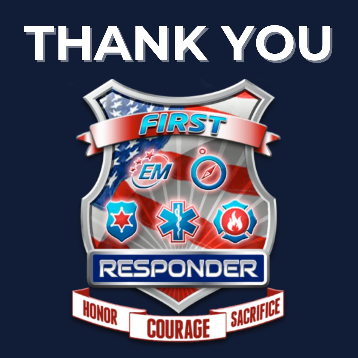 Today is #NationalFirstResponderAppreciationDay, and we want to thank the brave men and women who put their lives on the line every day to keep us safe. Your courage and dedication mean the world to our communities, and today, we honor everything you do to protect and serve.