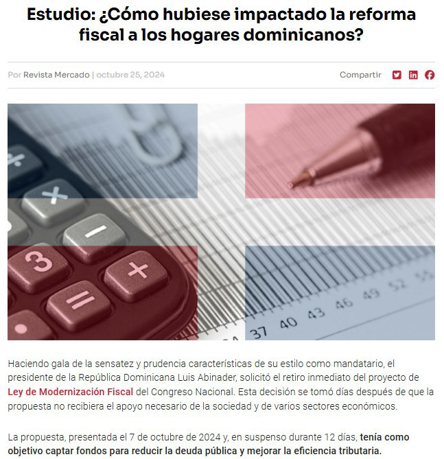 revistamercado.do/uncategorized/…
No to tenemos la fortuna de Yadier Molina pa pagar los precios de la reforma fiscal por eso estuvo excelente que se retirara, así no quedamos en olla! si la pasaban ni pa la comida básica alcanzaría! menos pa un refresco un jugo o el agua 🙏