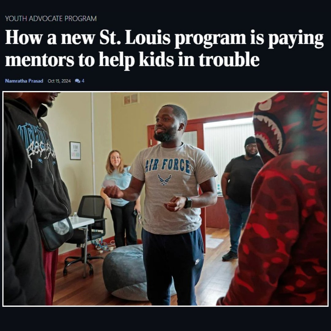 The national nonprofit Youth Advocacy Programs has recently expanded into St. Louis, overseen by <a href="/stl_ovp/">City of St. Louis Office of Violence Prevention</a>. Through a commitment to community-based support against youth incarceration, they keep kids out of trouble &amp; create lasting change

More: bit.ly/4fih2U5