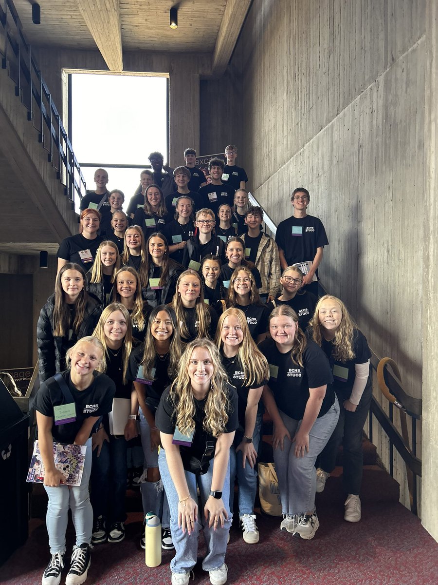 We had a great experience at the Iowa Student Leadership Conference today in Ames! So proud of our presenters for sharing the great things our Council is doing. We are also thrilled to have accepted the Iowa Honor Council award for the 2nd time in school history!