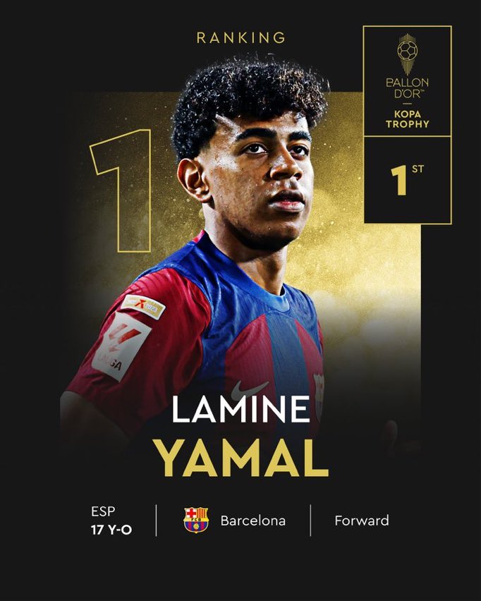 LAMINE YAMAL EL MEJOR JOVEN DEL MUNDO, FÚTBOL