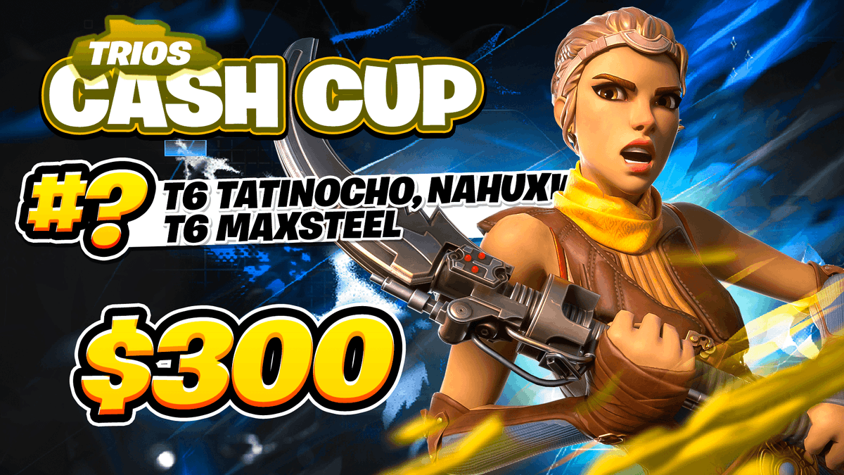 COMO GANAMOS $300 en la TRIO CASH CUP FINALS 🏆

youtu.be/Vmgcf5bZ_c0
youtu.be/Vmgcf5bZ_c0