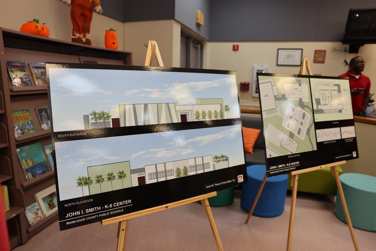MDCPS's tweet image. .@MDCPS breaks ground on a new $5.7M addition at John I. Smith K-8 Center! When completed, the school will have a new building equipped with labs for art, band and computer classes, a new dining shelter and new hard courts. #GOBProgress #YourBestChoiceMDCPS @JISFalcons