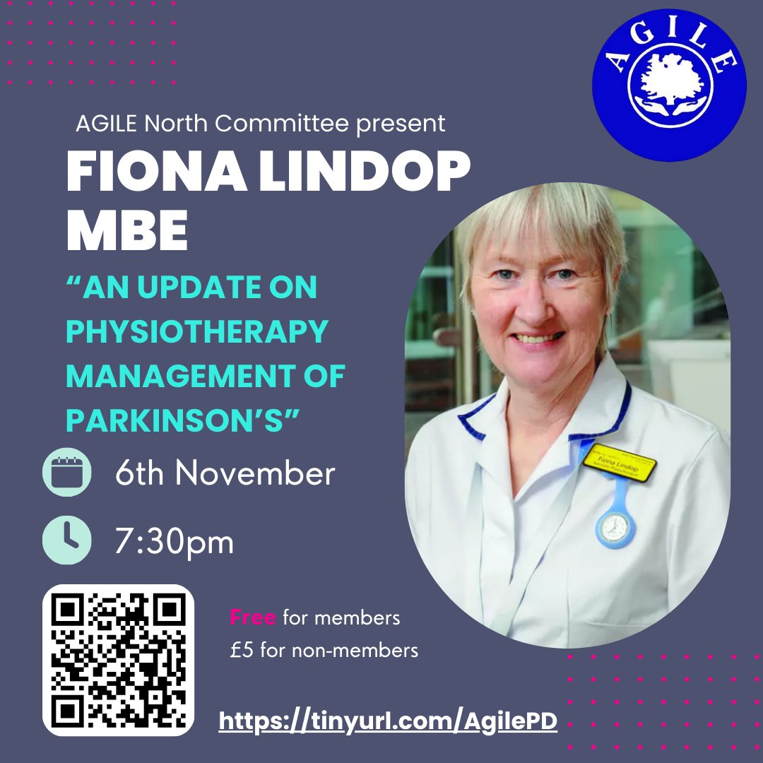 AGILE (@agilecsp) on Twitter photo ā Extra extra ā Our next webinar is on Parkinson's Disease with <a href="/FionaLindop/">Fiona Lindop MBE</a>. Follow the link to register: tinyurl.com/AgilePD ā Extra extra ā Our next webinar is on Parkinson's Disease with <a href="/FionaLindop/">Fiona Lindop MBE</a>. Follow the link to register: tinyurl.com/AgilePD