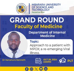 MUST FACULTY OF MEDICINE (@mustmedfaculty) on Twitter photo Approach to a patient with MPOX; a re-emerging Viral illness – Grand Round. Follow the link for details: must.ac.ug/event/approach…
<a href="/MbararaUST/">Mbarara University</a>
<a href="/MustMedFaculty/">MUST FACULTY OF MEDICINE</a>
<a href="/joseph_ngonzi/">JOSEPH NGONZI</a>
<a href="/JTusiimire/">Jonans Tusiimire</a> Approach to a patient with MPOX; a re-emerging Viral illness – Grand Round. Follow the link for details: must.ac.ug/event/approach…
<a href="/MbararaUST/">Mbarara University</a>
<a href="/MustMedFaculty/">MUST FACULTY OF MEDICINE</a>
<a href="/joseph_ngonzi/">JOSEPH NGONZI</a>
<a href="/JTusiimire/">Jonans Tusiimire</a>