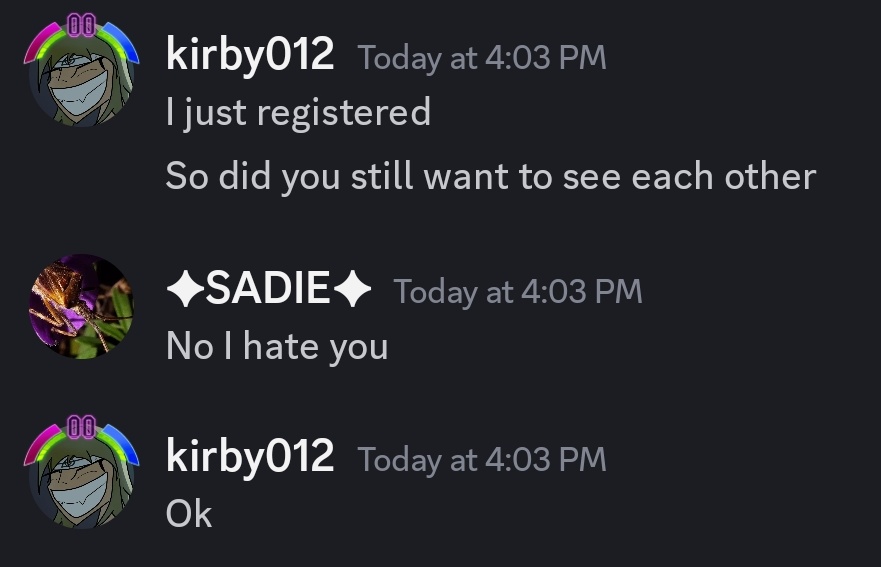 sadlebyyy's tweet photo. Tried negging, I think it worked he totally wants me https://t.co/sVeqLOA36y