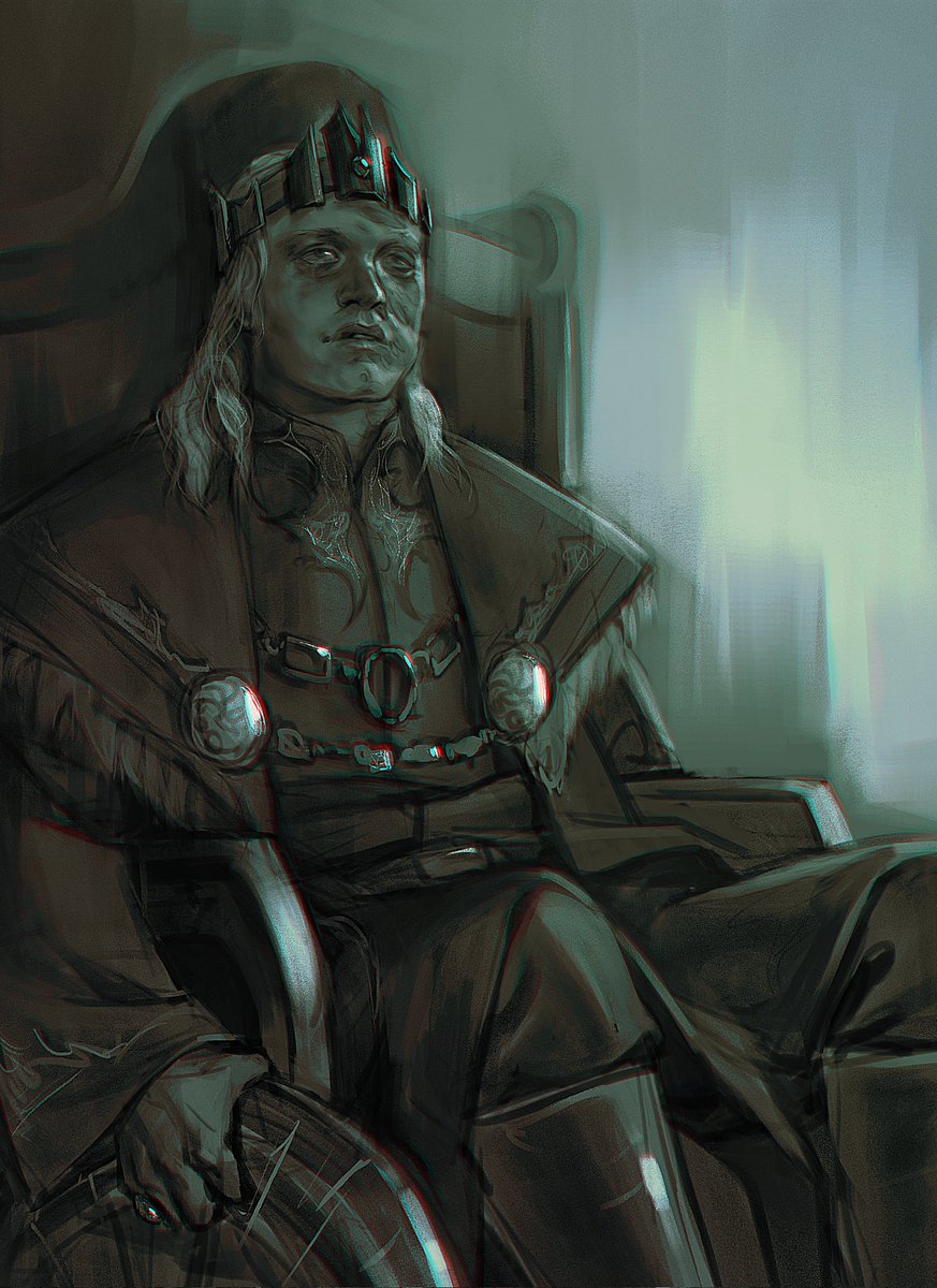 old unfinished sketch I never actually posted and not really the same thing lmao but yeah he's getting there