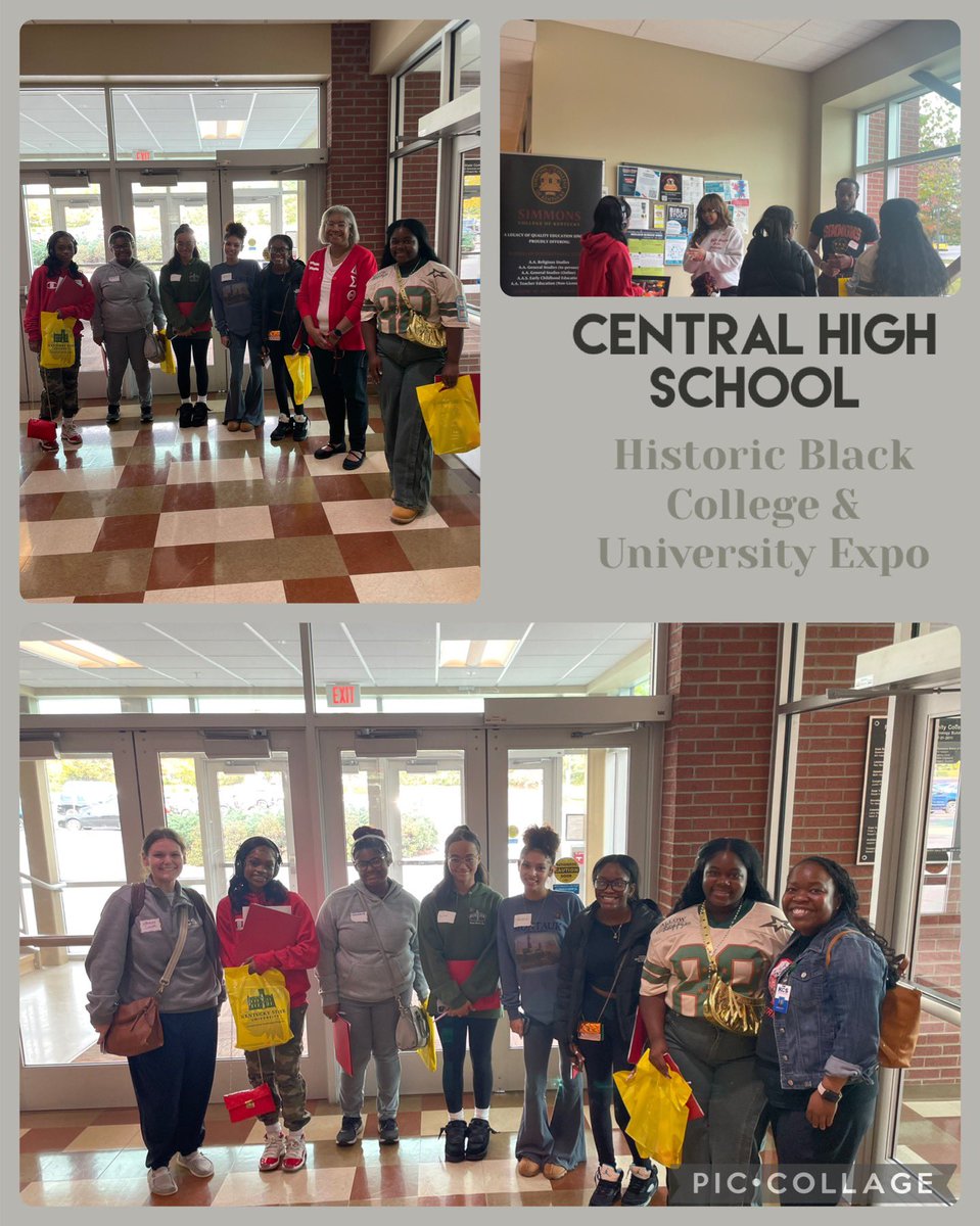 Central Students had a great opportunity visiting the Historic Black College and University Expo.  Thank you Ms. Tate and Ms. Smith for taking some Bobcats to help plan their future ❤️🐾❤️🐾 #BobcatNation #PrideAndTradition