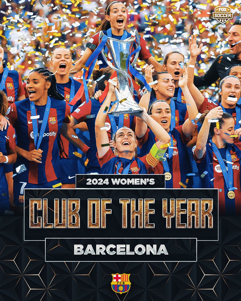 The Women's Club of the Year: Barcelona! 🇪🇸👏