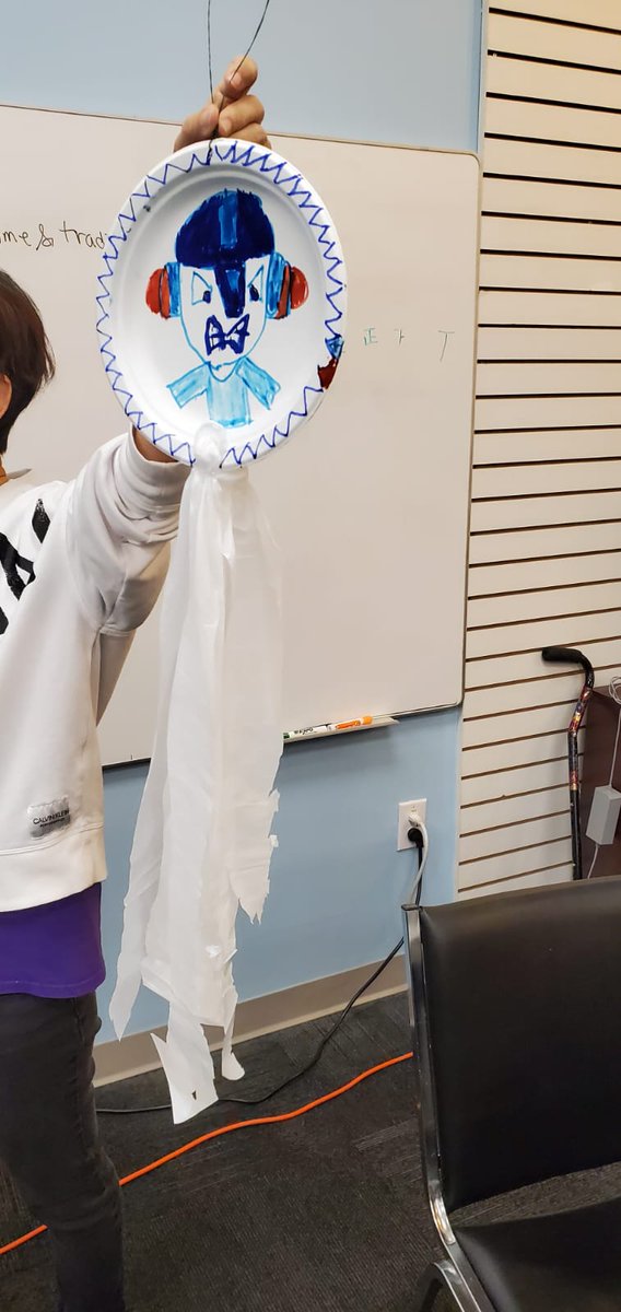RCD_Richmond's tweet photo. #Halloween2024 is approaching, @rcd_richmond #CreativeArtsClub members made some creative and lovely, not at all scary, art projects.  They go perfectly with their Halloween outfits.
#InclusiveArts #CommunityProjects #Arts4Everyone https://t.co/iIhznEGXNv