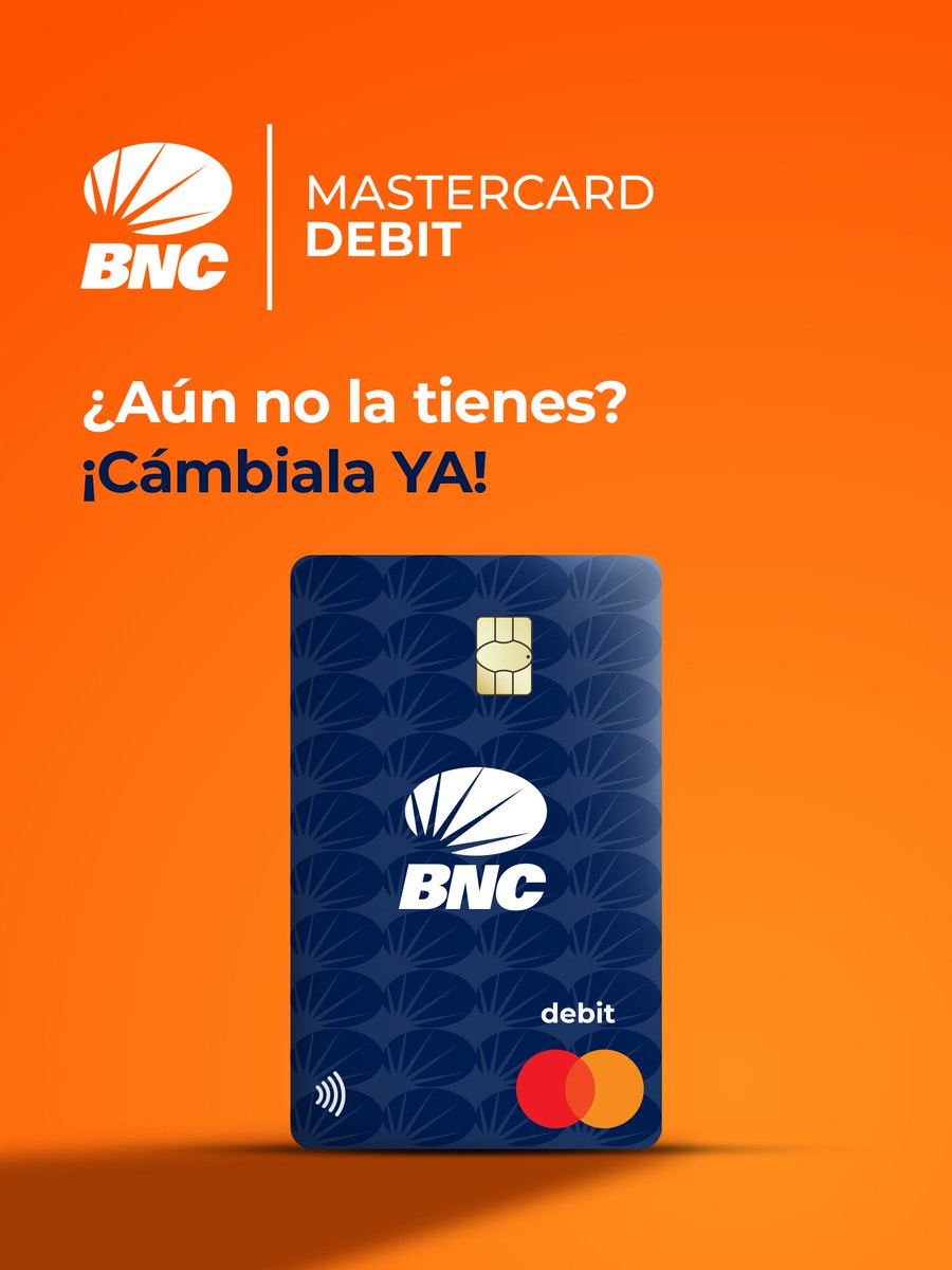 bncbanco_'s tweet photo. ¿Aun sin tu Tarjeta BNC Mastercard Debit?
No esperes más para solicitarla en cualquiera de nuestras 233 Agencias a nivel nacional y disfrutar de promociones increíbles.
Conócelas aquí: https://t.co/SzpJaOFs5H https://t.co/QYX0nCnnnp