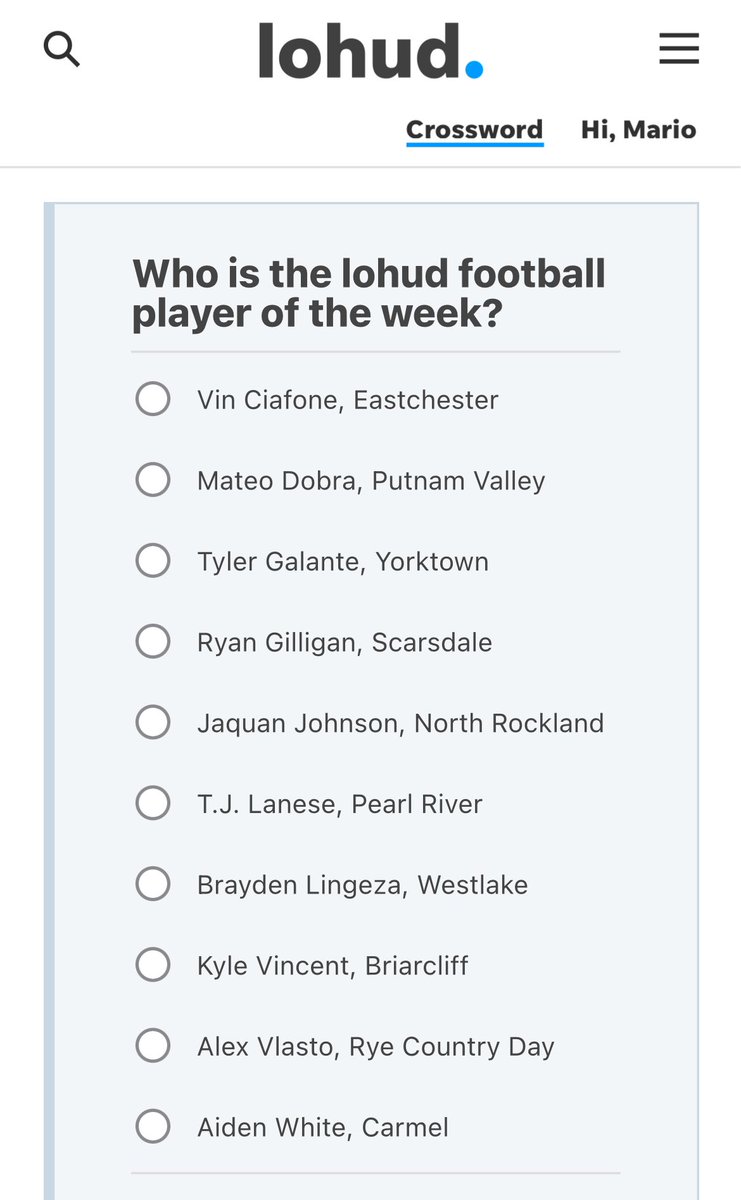 WestlakeVFB's tweet photo. Our guy Brayden Lingeza is up for LoHud Player of the Week. Let’s show our QB/CB some Wildcat love! 

✍️: @hoopsmbd/@lohudsports 
🗳️: https://t.co/EtmenLmMCz https://t.co/7s6gY8a8sc