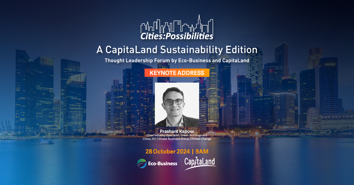 📣  <a href="/IFC_org/">IFC</a>'s  @prashant_kapoor delivered a keynote at "Cities: Possibilities 2024" The address discusses the history of EDGE and sustainability in the built environment using IFC climate tools like EDGE and, more recently, APEX Green Cities. 🔗Watch: youtu.be/G2s6F0_meB4