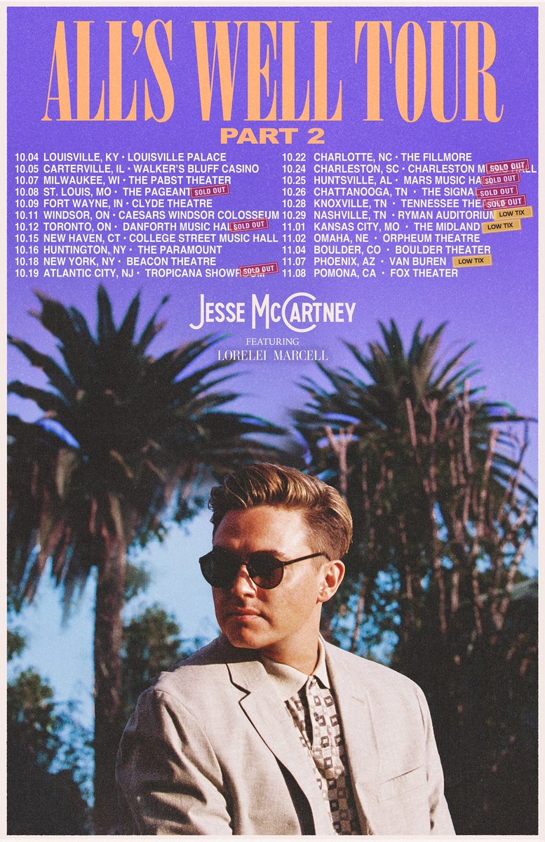 TNADixie's tweet image. If you are close to Nashville tomorrow (TUESDAY), don’t miss @JesseMcCartney at @theryman. What a great talent and BEAUTIFUL SOUL!!! Hope to see you there!! 💜💜