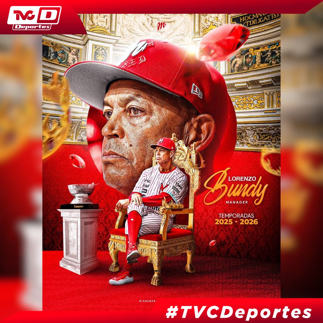 TVCDeportes's tweet photo. 2️⃣ TEMPORADAS MÁS EN EL INFIERNO 🔥👹
Lorenzo Bundy seguirá como el manager de @DiablosRojosMX por dos temporadas más (2025, 2026).
#TVCDeportes #DiablosRojosMX #LMB https://t.co/ZcQupWDDsM