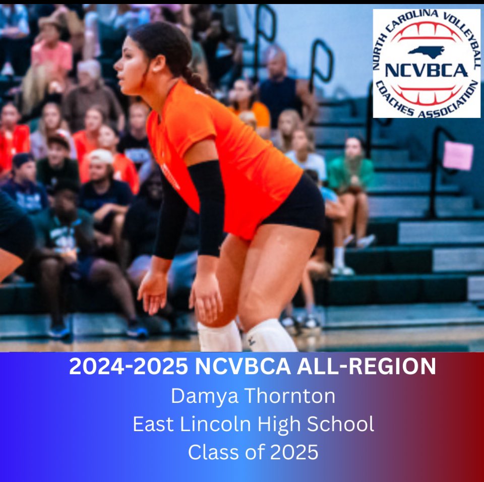 Congratulations to Charlee Bradford,  Gwyn Neels and Mya Thornton  for being selected to the NCVBCA All Region Team!  We are so proud of you!