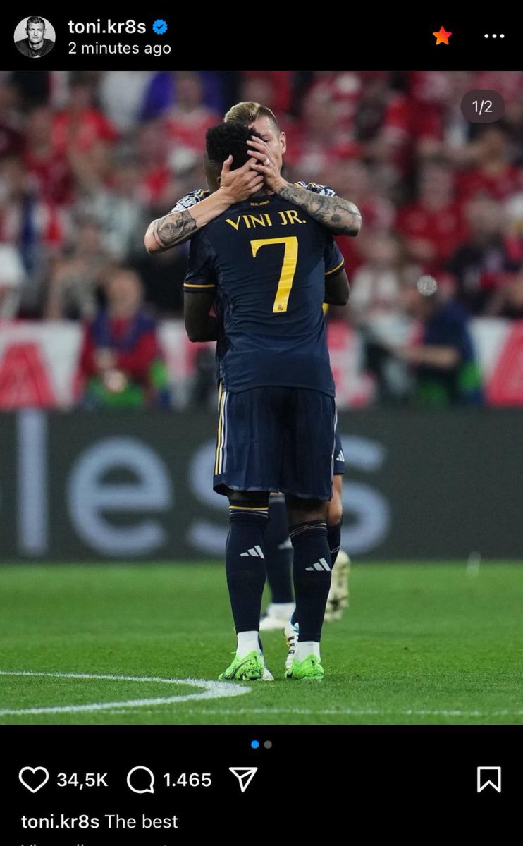 Kroos acaba de subir esto a IG. The best