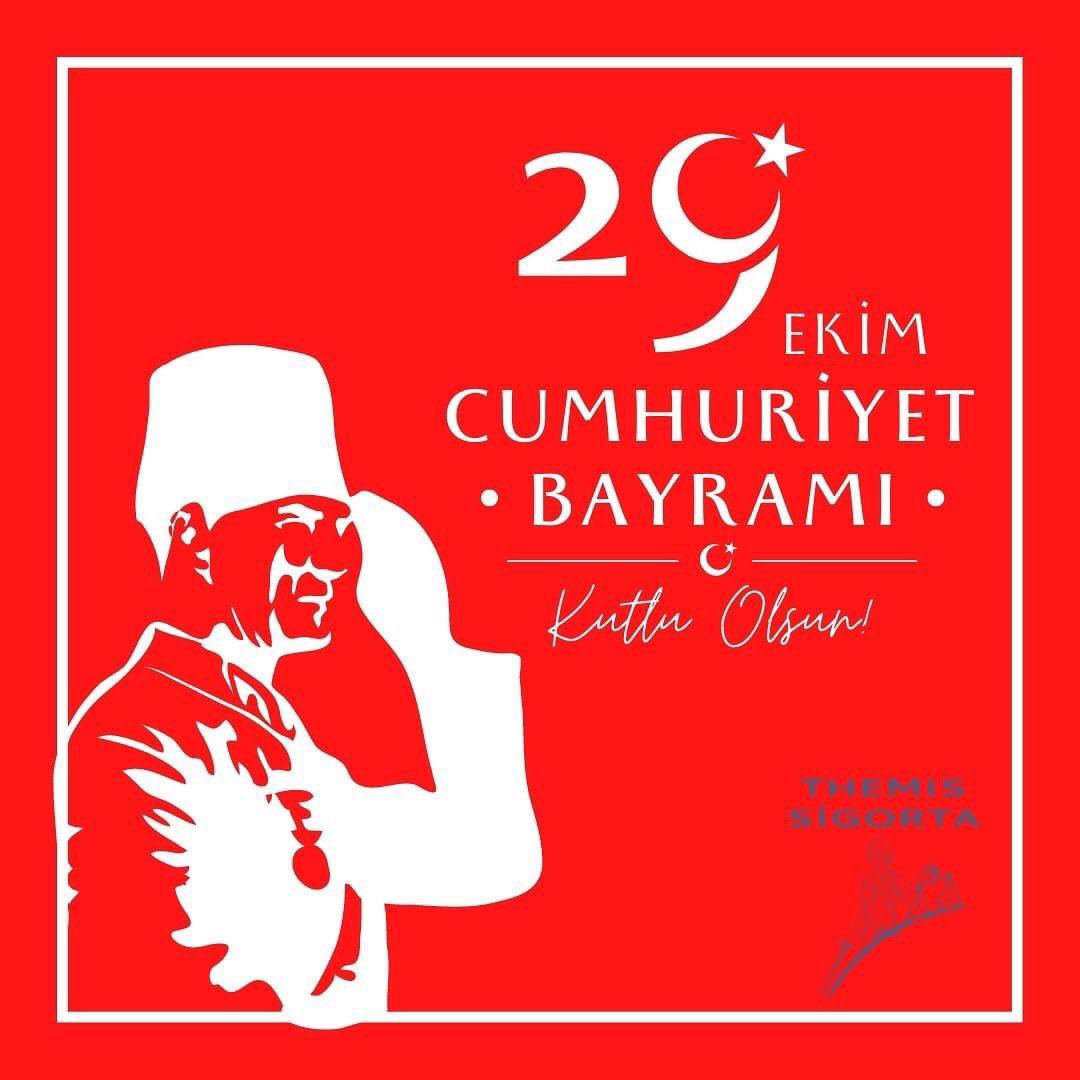 29 Ekim Cumhuriyet Bayramımız Kutlu Olsun.
