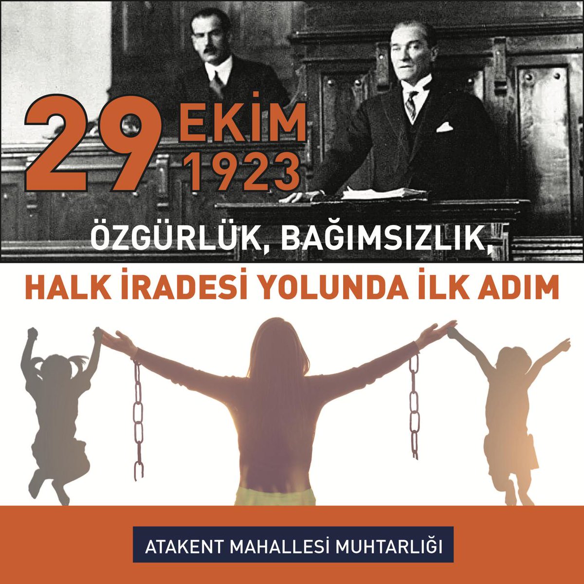 ozgerdgnn's tweet photo. 'CUMHURİYET'in 101. Yaşı Kutlu Olsun!
Saltanattan demokrasiye geçişle yakılan ışığın büyüdüğü, halkın söz hakkının tanınmasıyla toplumsal egemenliğin yerini sağlamlaştırdığı bir ülkede temel değerlerimizi koruyup geliştirerek nice güzel günler görelim...
#CumhuriyetBayramı https://t.co/X21Od6HwBJ