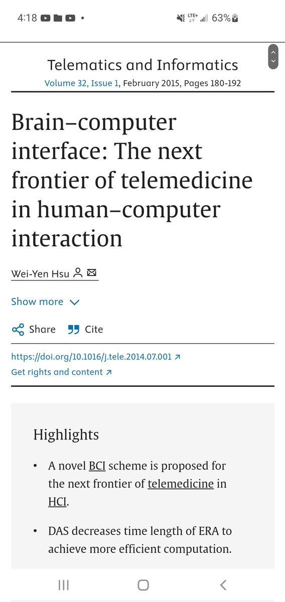 BarelyBook's tweet photo. Have all the telemedicine users asked their screen drs about their new Brain Computer Interface? According to the science,they have Telecommunication &amp; Virtual Reality Applications?🧐😳
1.Brain–computer interface: The next frontier of telemedicine 2015
https://t.co/1DOgB7nfge https://t.co/ugcg5dbGfR