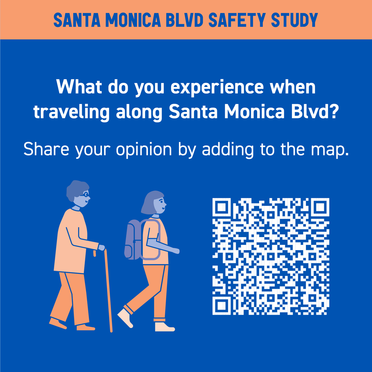 City of Santa Monica (@santamonicacity) on Twitter photo Have a say in the future of Santa Monica Blvd! We’re seeking your input to make it safer and more accessible for everyone. Share your experiences at an upcoming Community Engagement event or virtually on the Interactive Map: ow.ly/cNBv50TTNyV 
#TakeTheFriendlyRoad Have a say in the future of Santa Monica Blvd! We’re seeking your input to make it safer and more accessible for everyone. Share your experiences at an upcoming Community Engagement event or virtually on the Interactive Map: ow.ly/cNBv50TTNyV 
#TakeTheFriendlyRoad
