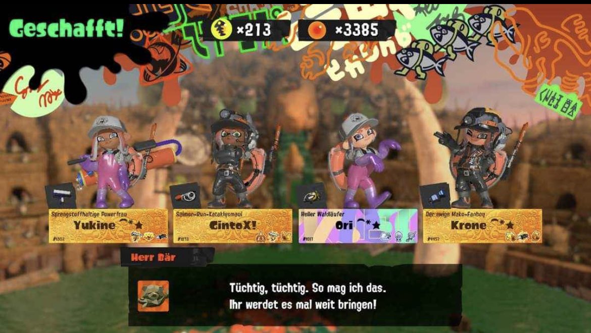 213 eggs on Bonerattle Arena! 
Big GGs! 
with <a href="/moincYuki/">Yuki</a> <a href="/SelliLaura/">reinaselli (királynőtynna)</a> &amp; Krone 

#Splatoon3 #NintendoSwitch