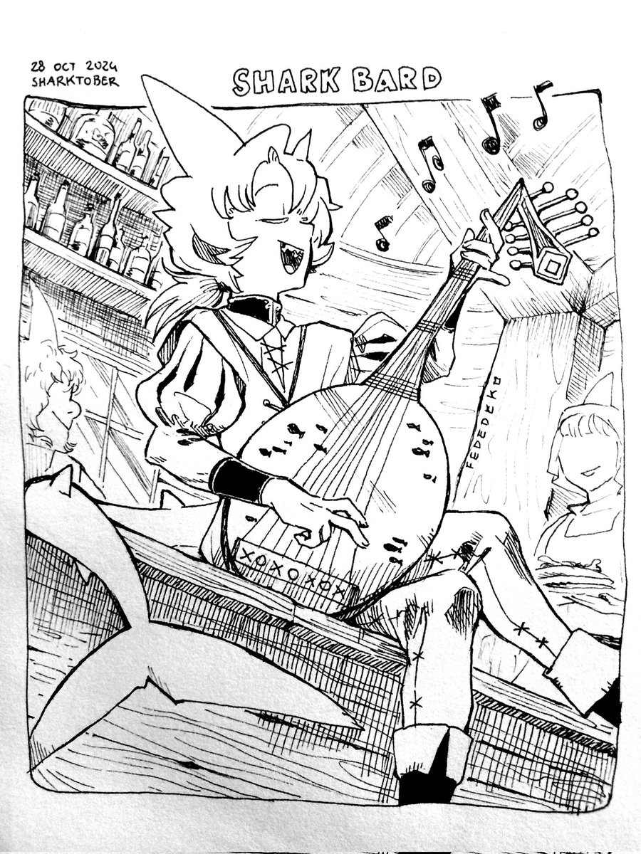 Day 28 - SHARK BARD

Music night at the village inn

#sharktober #sharktober2024