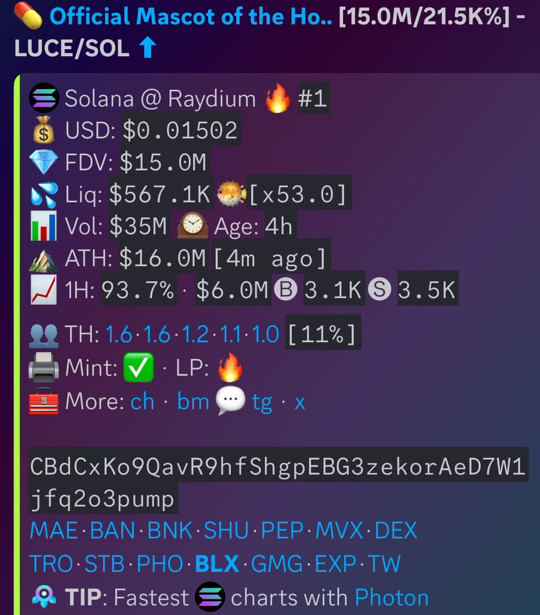 DeeZe's tweet photo. Thought I was late to LUCE at 6m and now it’s at 15m 

Fuck https://t.co/fRaDyYVvCF