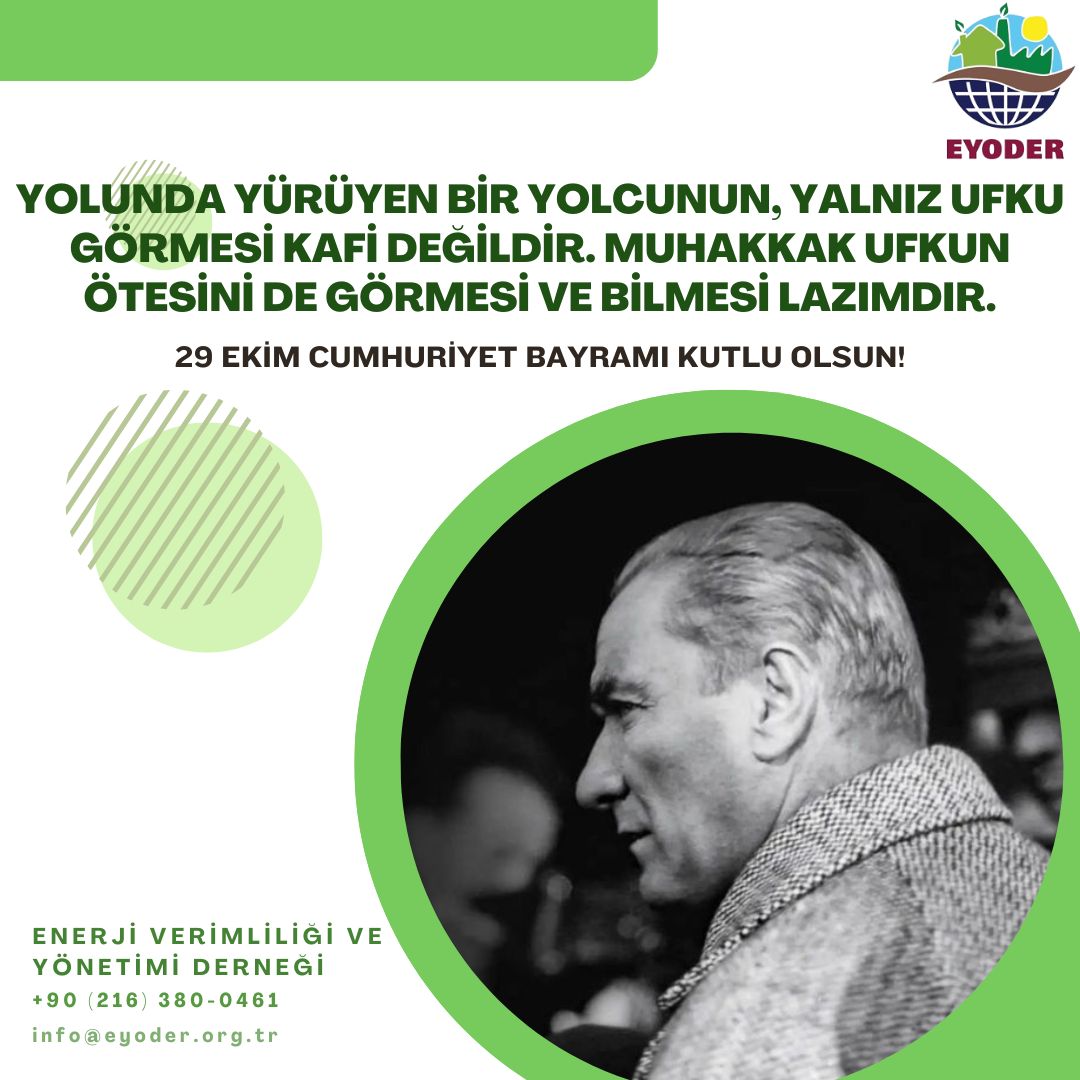 Uğrunda bir ömrün adandığı Bağımsız Türkiye Cumhuriyeti’mizin kuruluşunun 101. Yılı kutlu olsun.

Büyük Önderimiz Gazi Mustafa Kemal ATATÜRK ve kurtuluş ve kuruluş savaşındaki tüm şehitlerimizi sevgi saygı ve minnetle anıyoruz.