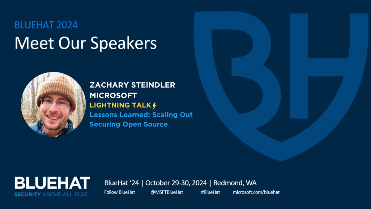 Microsoft BlueHat tweet media