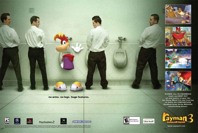 DiurnalHybrid's tweet photo. These are my favorite Rayman 3 ad memes of all time
#RaymanMemes #RaymanForSmash #Rayman https://t.co/GvBB6c4KFj