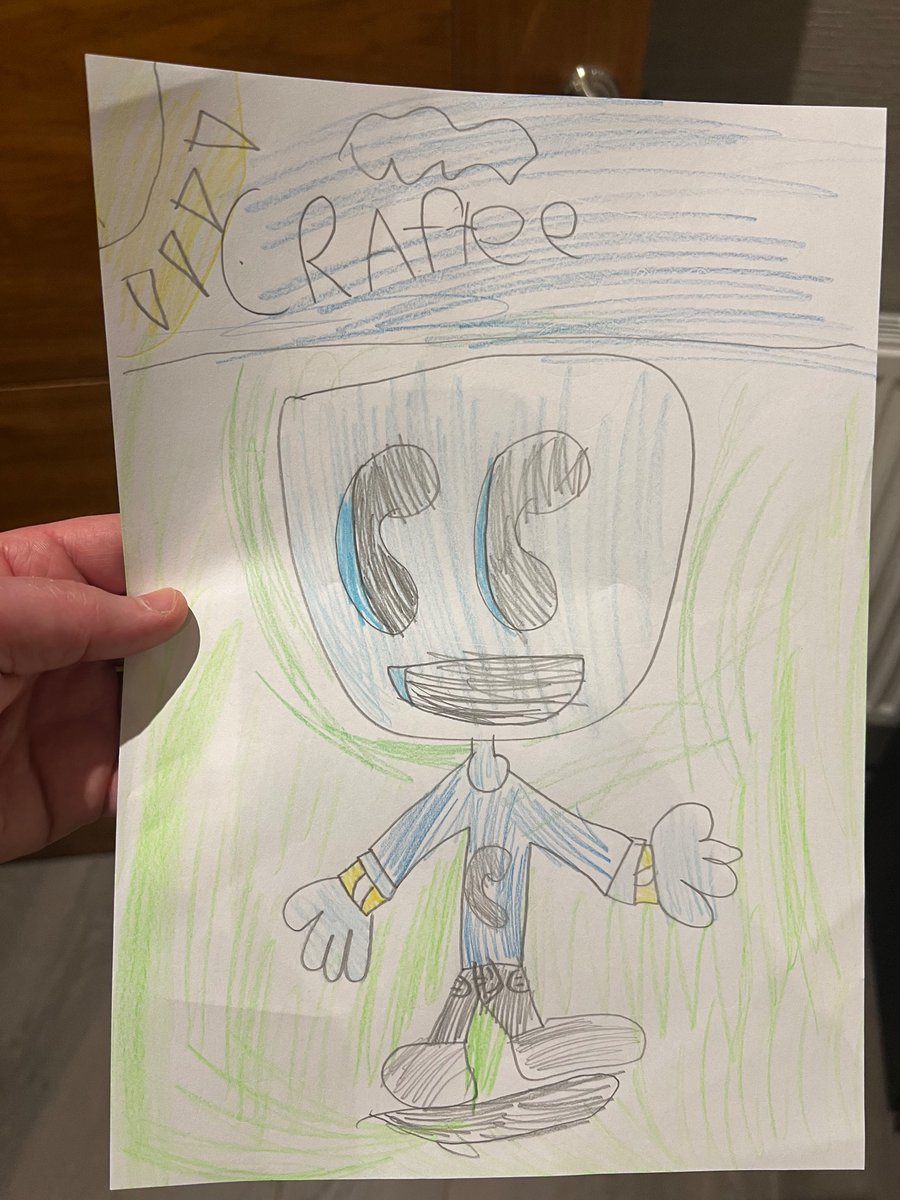 unnsteinsson's tweet photo. @ParkerGames Thank you from my son, who makes drawings like this one every day :) https://t.co/NV5VTtBxED