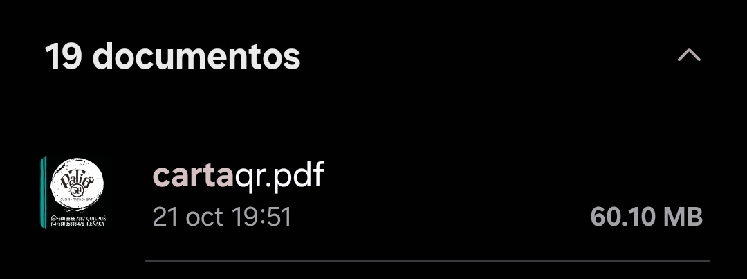Petardoski's tweet photo. @kakatronia @lcyl20tw Esta es la carta de un restaurante que fui el otro día, solo en qr y pesava 60 mb... Y he visto más pesadas https://t.co/mkXpjcJYVk