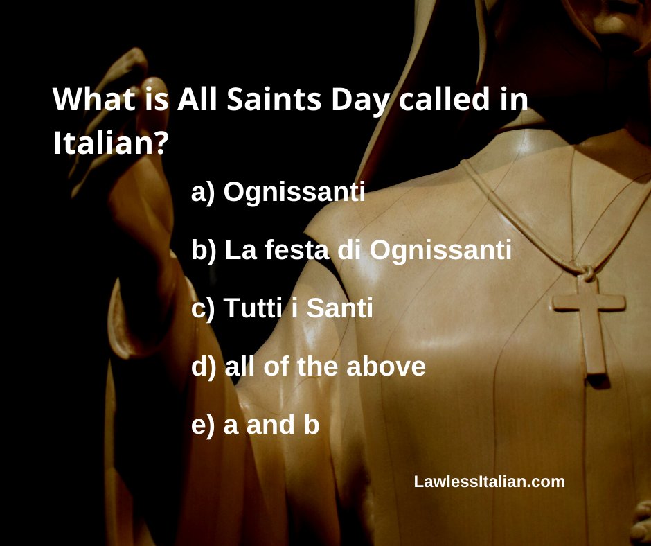 Qual è la risposta giusta? Mettiti alla prova! Share the correct answer here: lawl.es/italian-quizzes 

#Italian #italianquiz #Italianteacher #learnitalian #lawlessitalian #italiantest