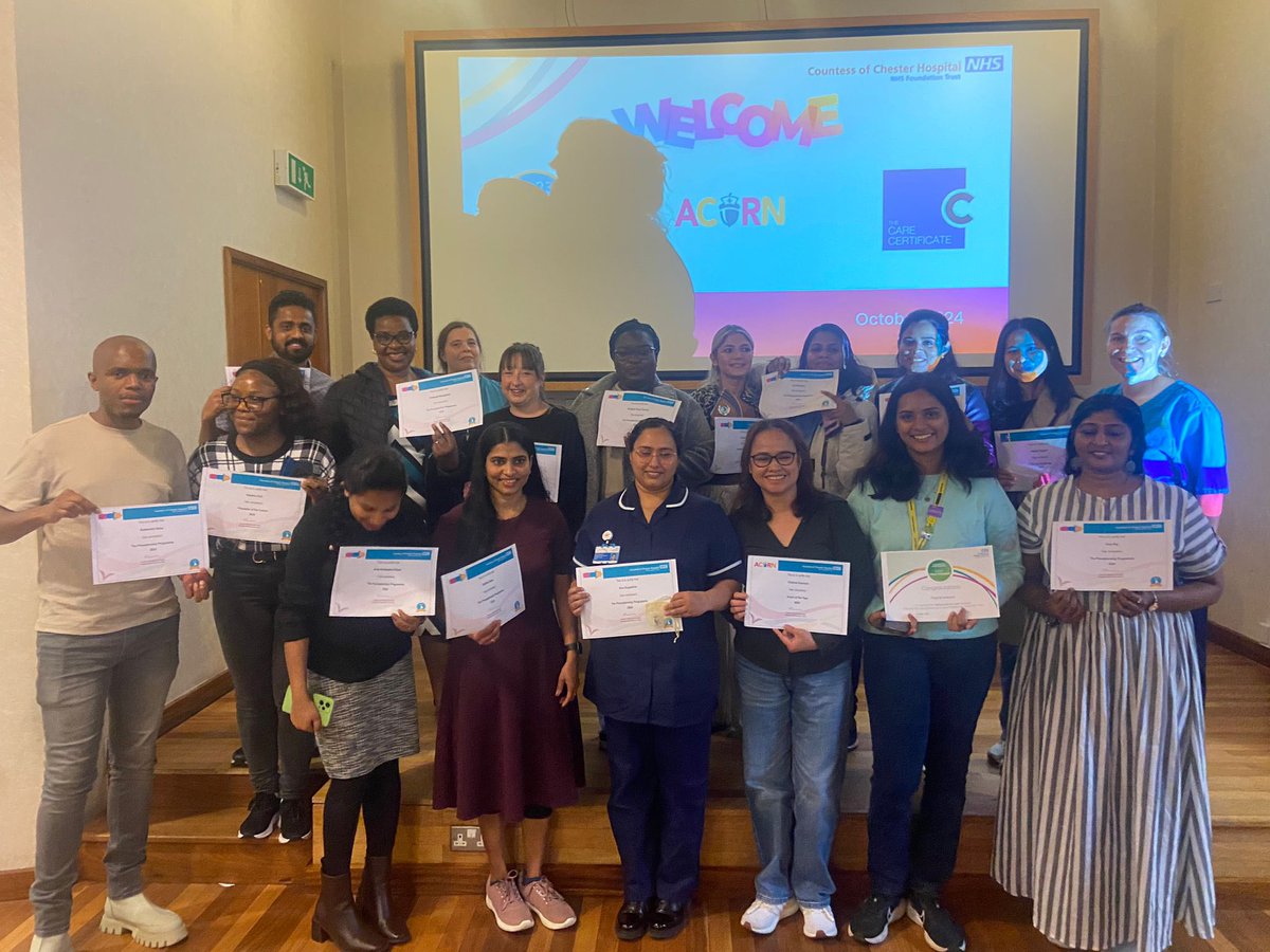 pdn_team_coch's tweet photo. Fantastic afternoon celebrating our wonderful Nurses, AHP’s and HCA’s who have achieved #preceptorship #carecertificate #acorn #leadership #TeamCountess #proud #welldone @TheCountessNHS @salkelsey https://t.co/dtGr0Dk2Xb