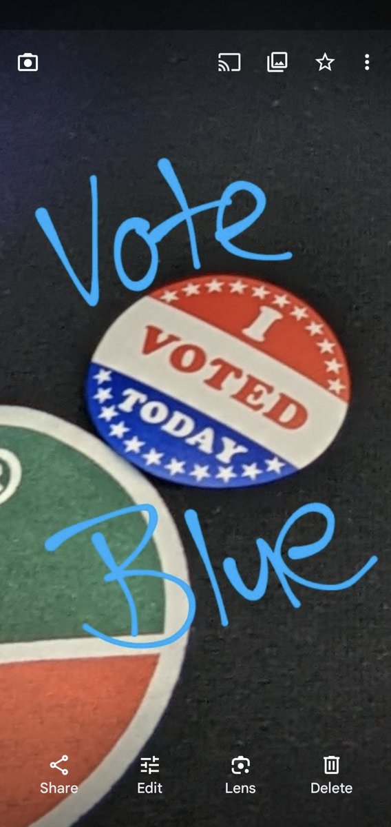 Voted today for democracy and against fascism