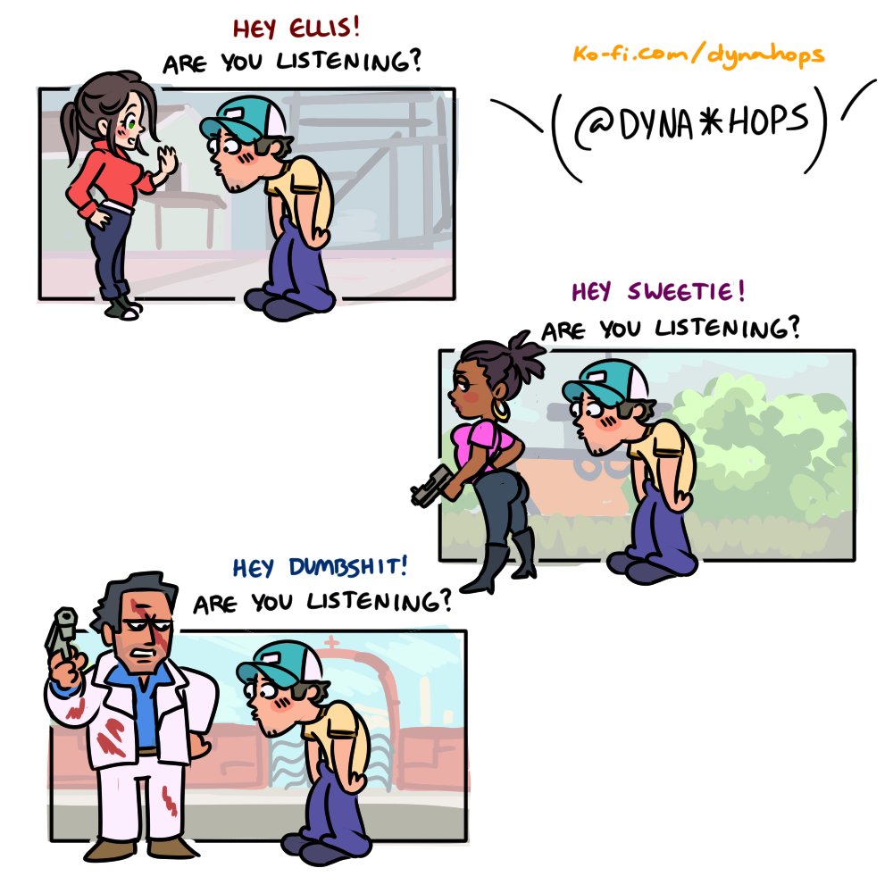 Liohan_draws's tweet image. Is he listening? 

#L4D2 #Valve #Source2