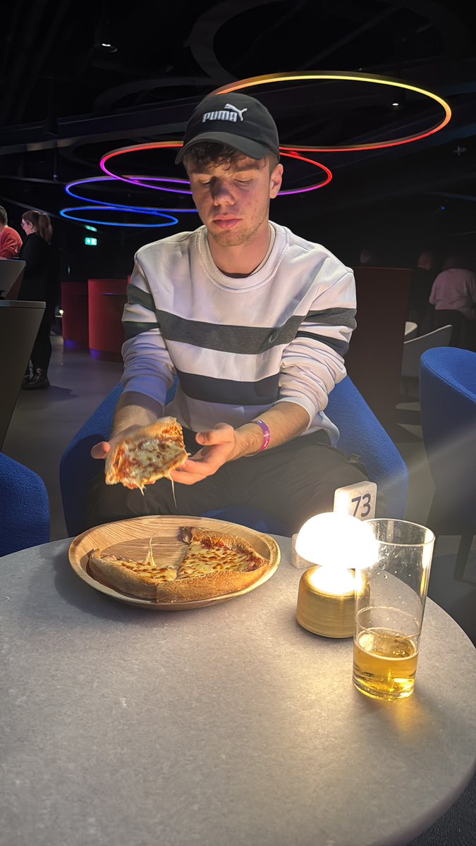 VIPs at the Co-op arena with Mathew.  So far the music has been dreadful but the experience brilliant.  Luke and Ellie are sat with the proper fans!