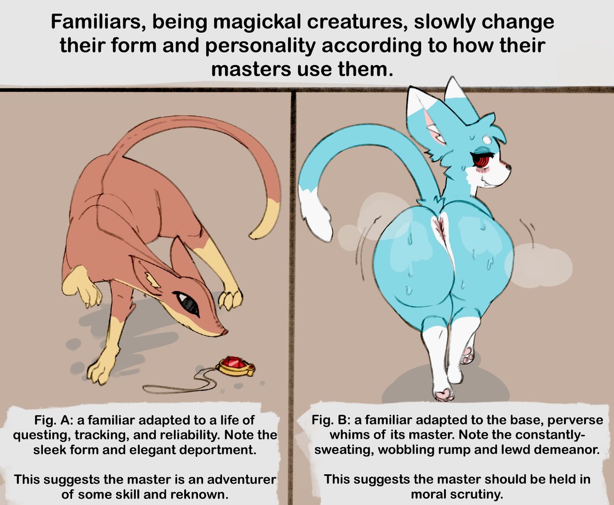 gigawix's tweet photo. a study on familiars, what would YOURS look like? 😁📝 https://t.co/3LMiDXrzbd