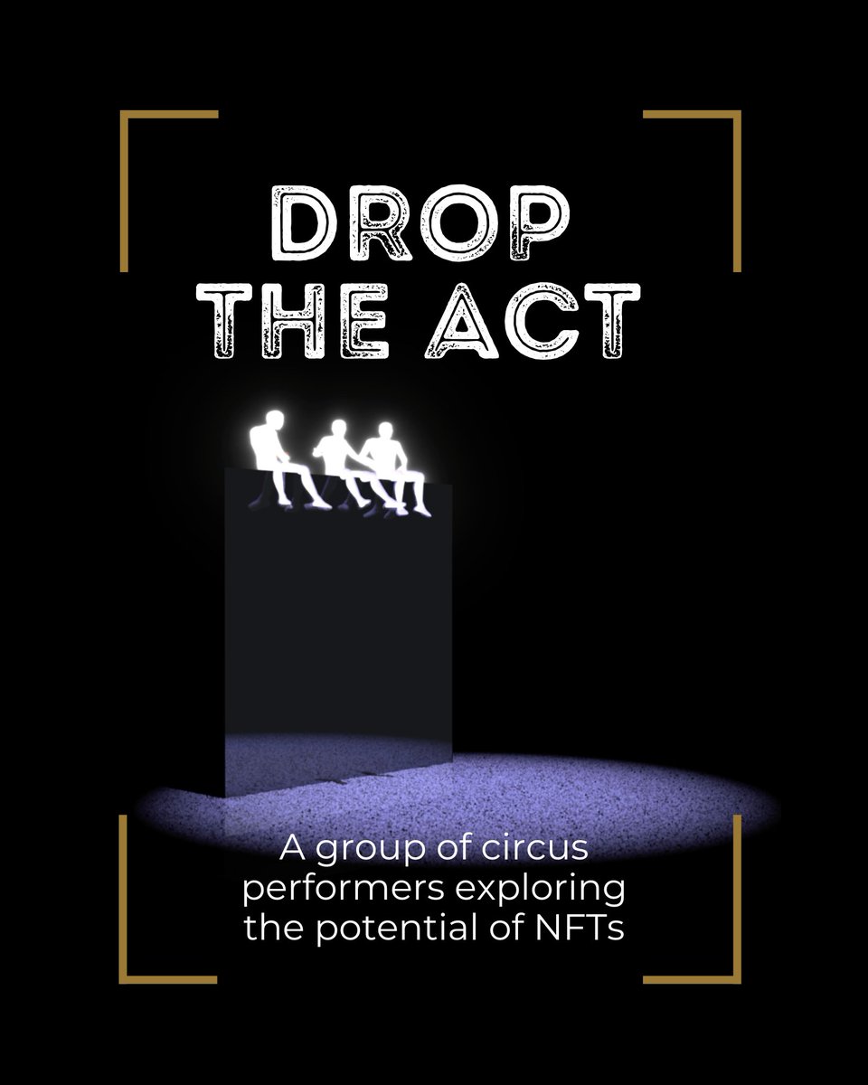 DTAproject's tweet photo. 🎪 We are Drop the Act – a collective of circus performers redefining our craft through cutting-edge technology.
⚡️Backed by the renowned 7 Fingers and powered by LAB 7, we’re pushing the boundaries of performance art into the digital realm.
Join us on Nov 8th at @Les7Doigts https://t.co/Yuy8J8CIgV