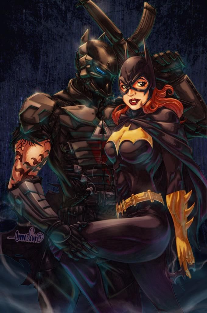RedDeadRobin's tweet image. There’s my batgirl..” slides hand up her thigh
