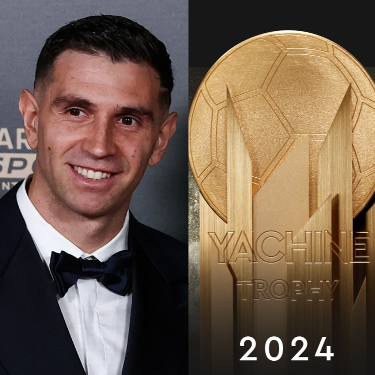 InvictosSomos's tweet photo. ¡¡COMPLETAMENTE OFICIAL!! ¡¡ÚLTIMA HORA!! Por segunda vez en su carrera, y por segundo año consecutivo, El Dibu Martínez ganó el Trofeo Yashin como EL MEJOR PORTERO DEL MUNDO. Lo logró en la temporada 2022/23 y, ahora, repitió en la temporada 2023/24. Esta vez superó en las votaciones a Lunin, Unai Simón, Donnarumma y Maignan. Campaña absolutamente histórica con el Aston Villa (el club se clasificó a la UEFA Champions League tras 41 años de espera) y otra vez fue campeón de América con la Selección Argentina siendo salvajemente decisivo. MERECIDÍSIMO.